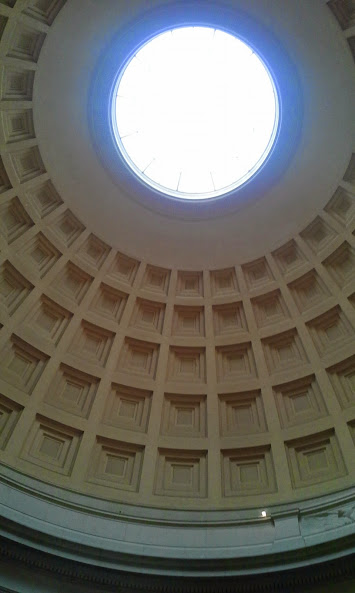 Ceiling over the rotunda in the main floor of the West Building